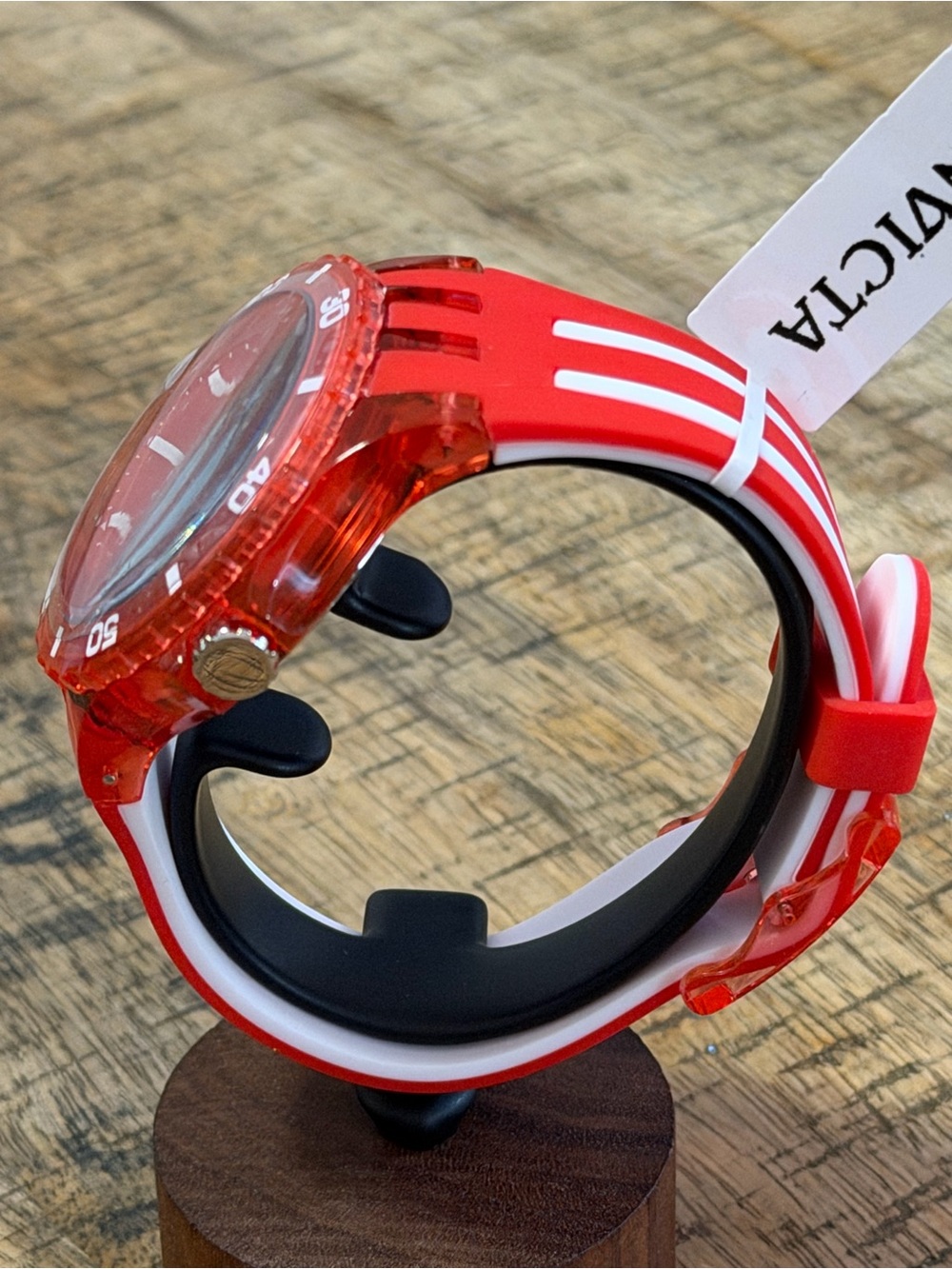 NEW Invicta Subaqua 69450 Red Translucent Dive Watch 44mm NIB - Picture 2 of 6